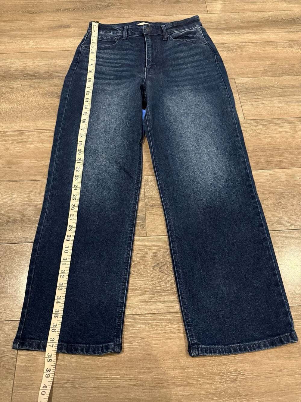 Copper Key Jeans Size 9 Dark Wash High Rise Straight Leg Denim